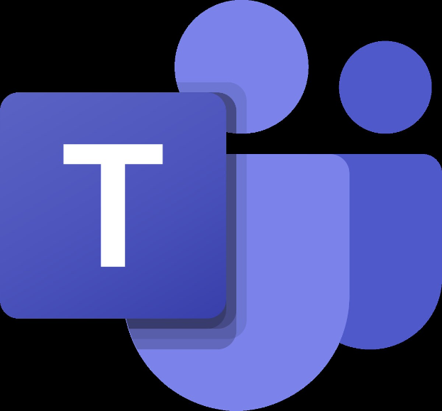 Microsoft Teams-Logo mit einem blauen Quadrat und einem weißen Buchstaben 'T' in der Mitte.