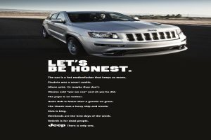 Ein Auto mit darunter editierten Textzitaten.